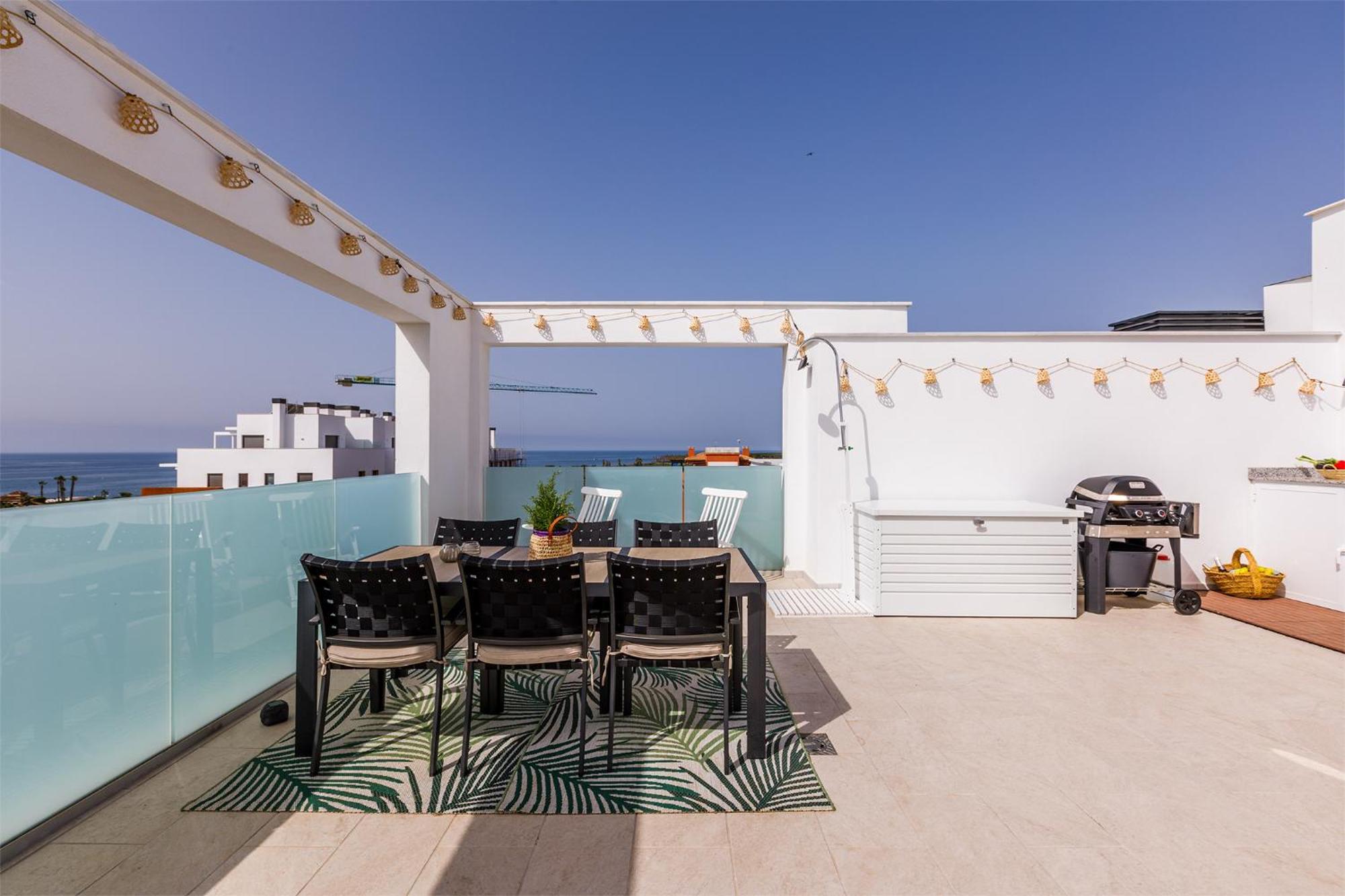 Appartement A&N Atico Vista Al Mar à Torre Del Mar Extérieur photo